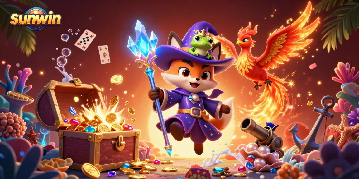 Play games at Sunwin and win gold like a mystical wizard in a thrilling casino adventure.