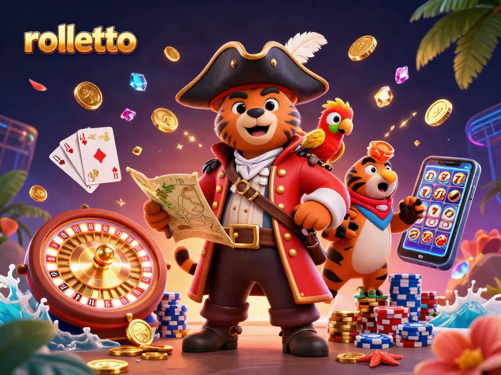 Experience exciting gameplay at Rolletto, with vibrant casino elements and a thrilling atmosphere.