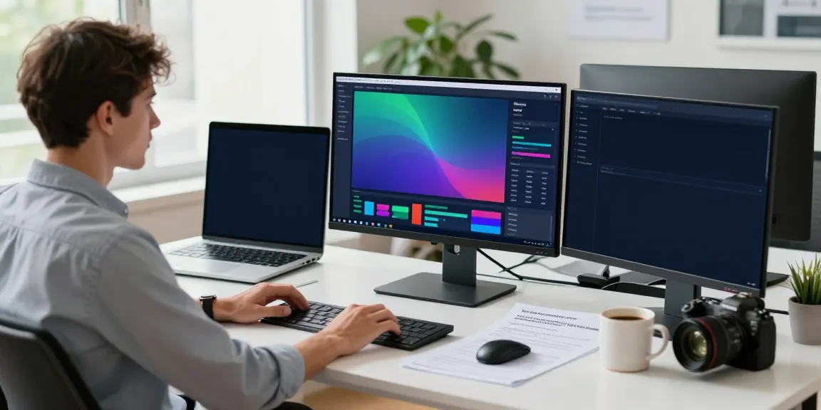 SEO specialist optimizing instant indexing strategies in a modern workspace.